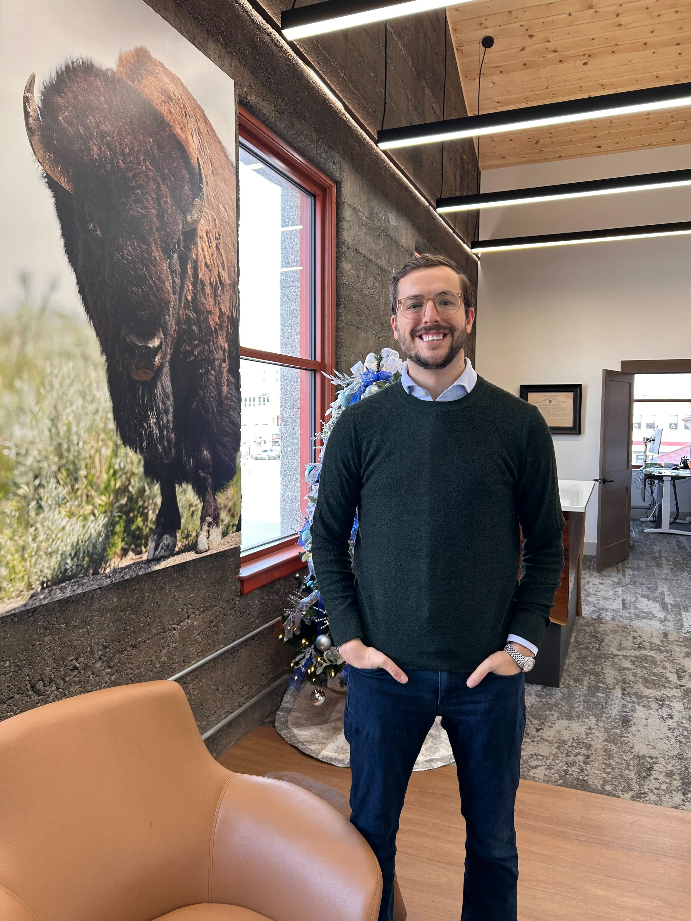Robbie Lauf stands for a portrait.